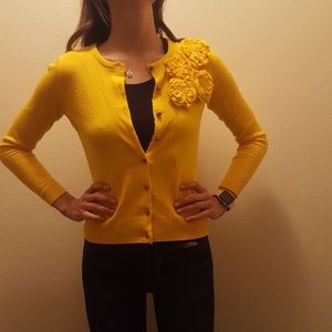 Mustard cardigan